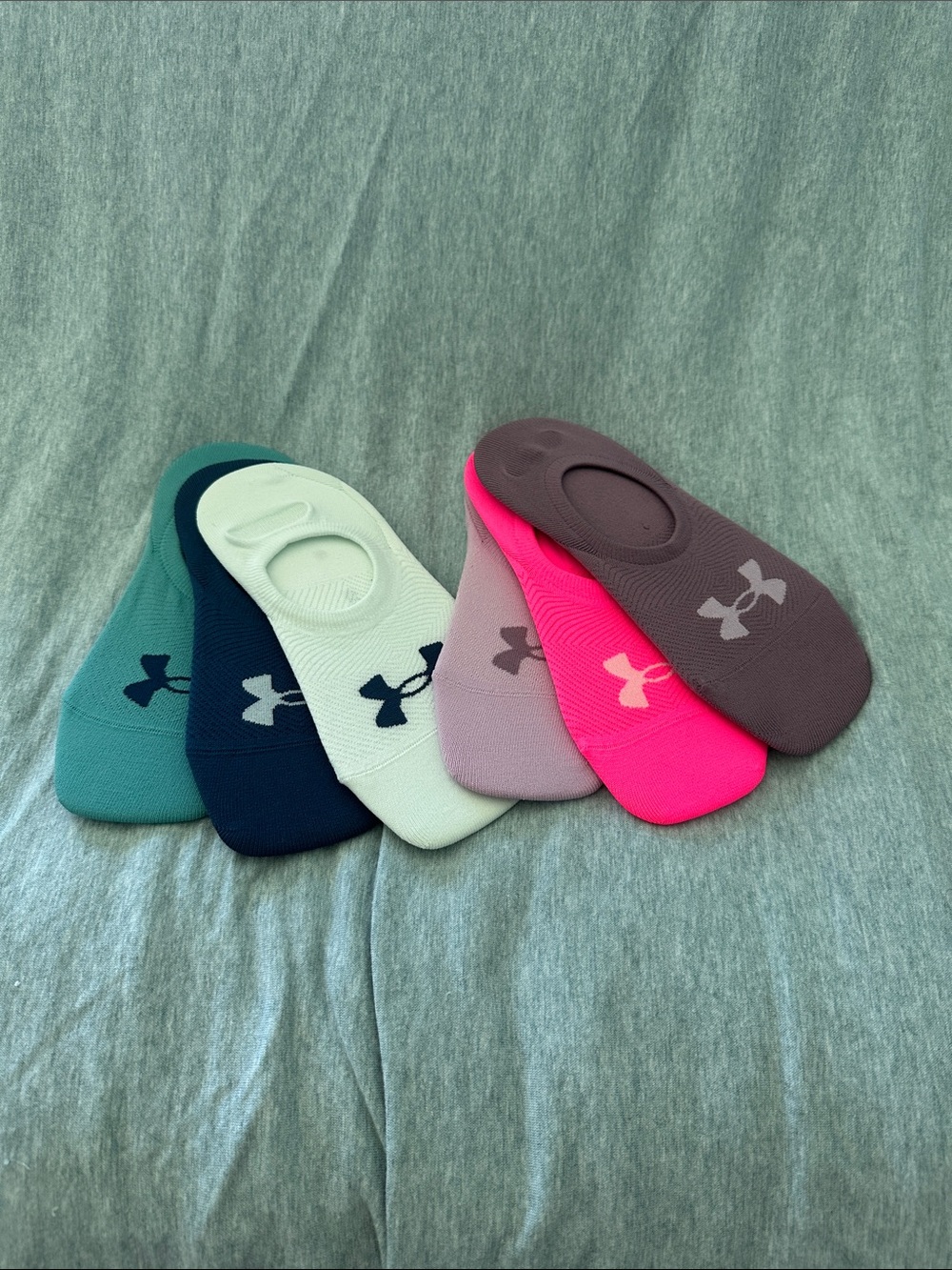 Under Armour Women’s No-Show Liner Socks - Teal, Navy, Mint, Mauve, Pink, Purple
